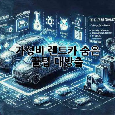 🚗 가성비 렌트카, 숨은 꿀팁🍯 대방출!