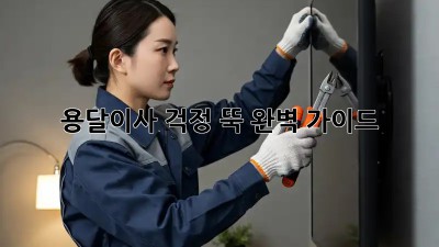 용달이사, 걱정 뚝! 완벽 가이드