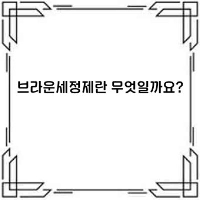 브라운세정제: 섬세한 관리를 위한 필수품, 제대로 알고 사용하기