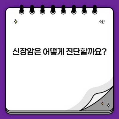 신장암 완벽 가이드: 증상, 진단, 치료 그리고 생존율까지