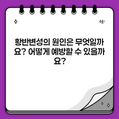황반변성 완벽 가이드: 증상, 원인, 치료법, 예방법 총정리!