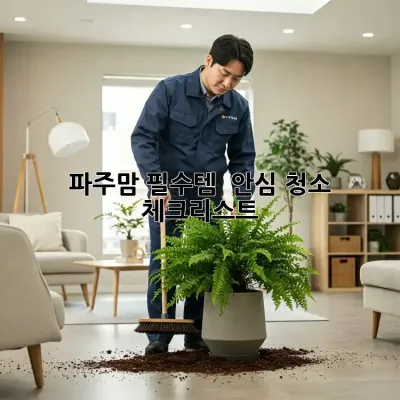 파주맘 필수템! 👶🐶 안심 청소 체크리스트 📝