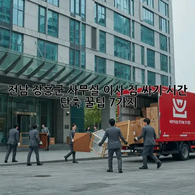 전남 장흥군 사무실 이사, 짐 싸기 시간 단축 꿀팁 7가지!