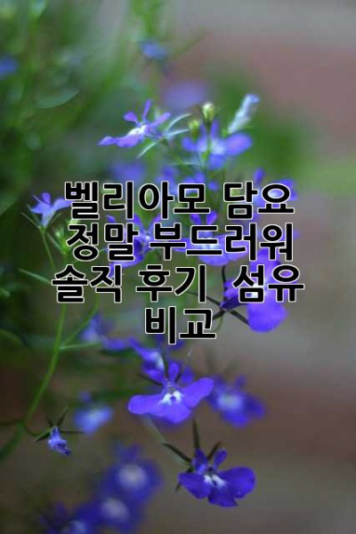 벨리아모 담요, 정말 부드러워? 솔직 후기 & 섬유 비교!